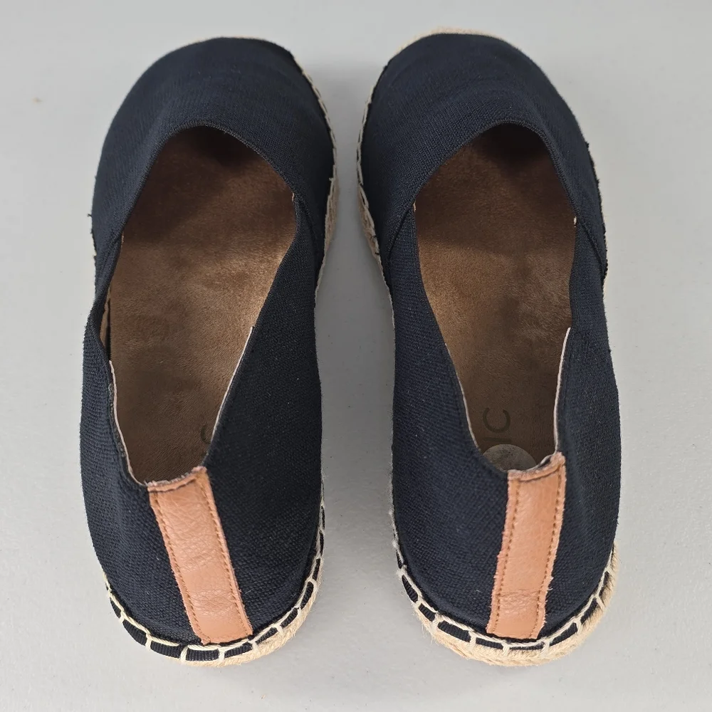 Vionic Black Slip-On Espadrille - Comfort Women's Shoe